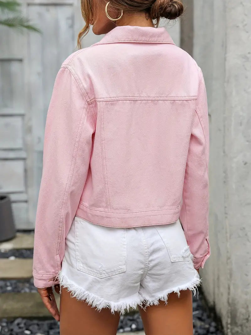 Cropped Spijkerjas Dames