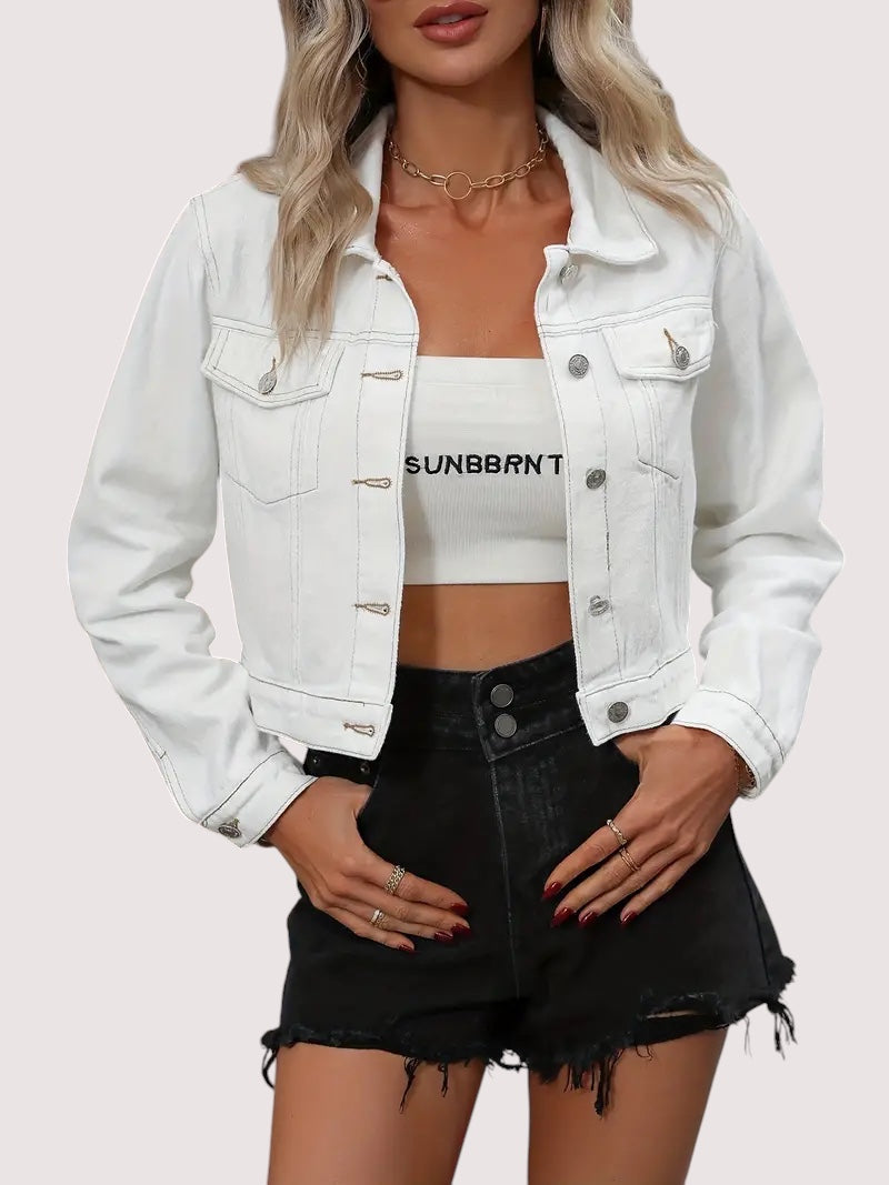 Cropped Spijkerjas Dames