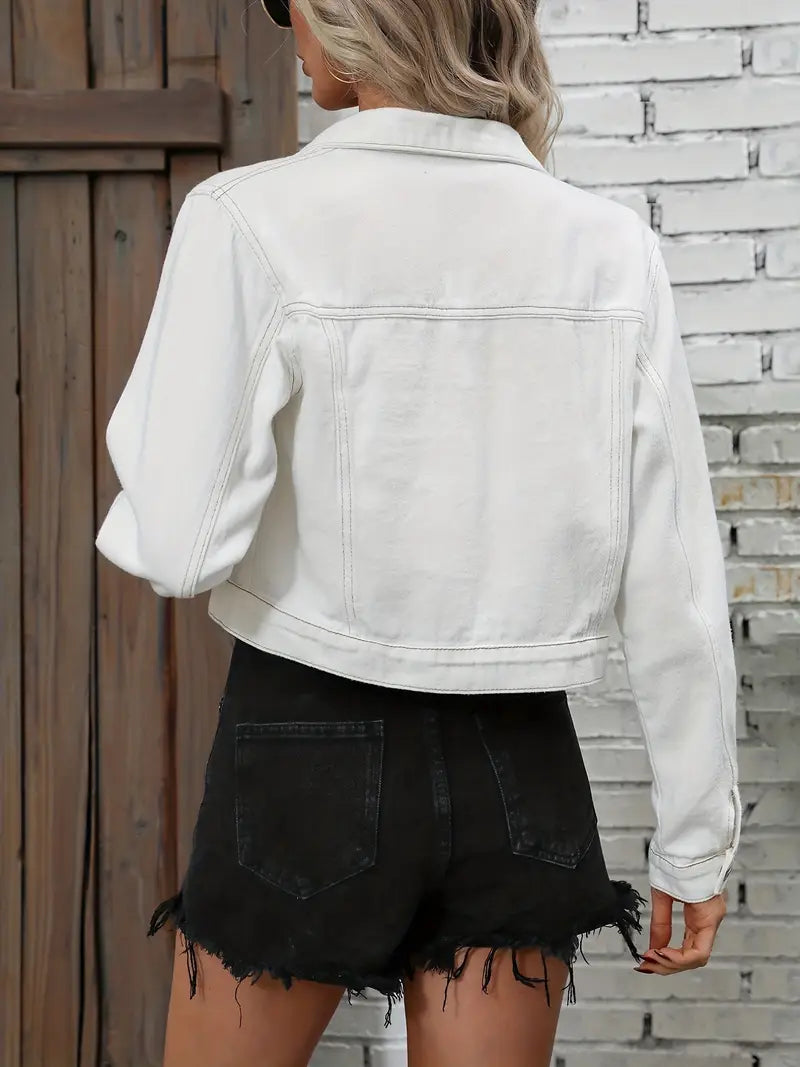 Cropped Spijkerjas Dames
